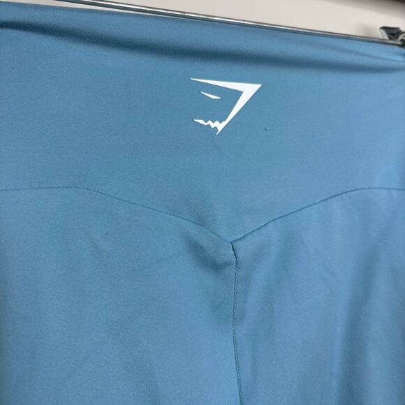 Gymshark Baby Blue Compression Workout Active Leggings Women's Size Small - Picture 2 of 6